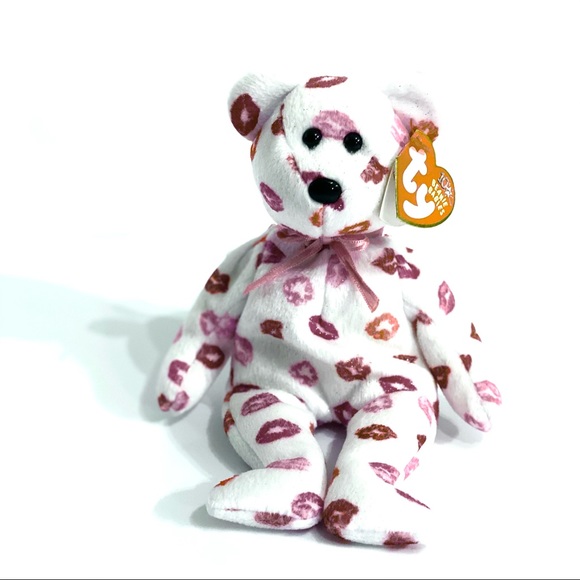 Valentines Ty BEANIE BABIES “KISSY” (2003) - Picture 1 of 9